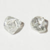 .50 carat bright white raw diamond pair