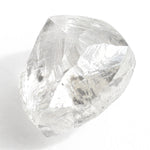 1.08 carat transparent rough diamond dodecahedron