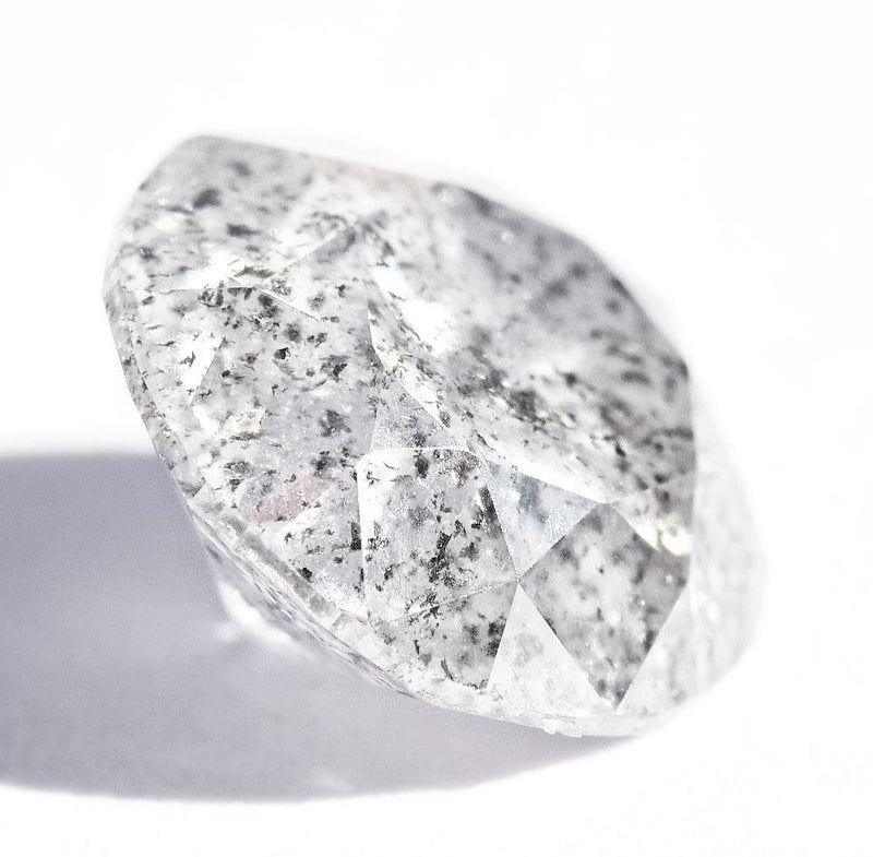 1.12 carat round brilliant salt and pepper diamond Raw Diamond South Africa 