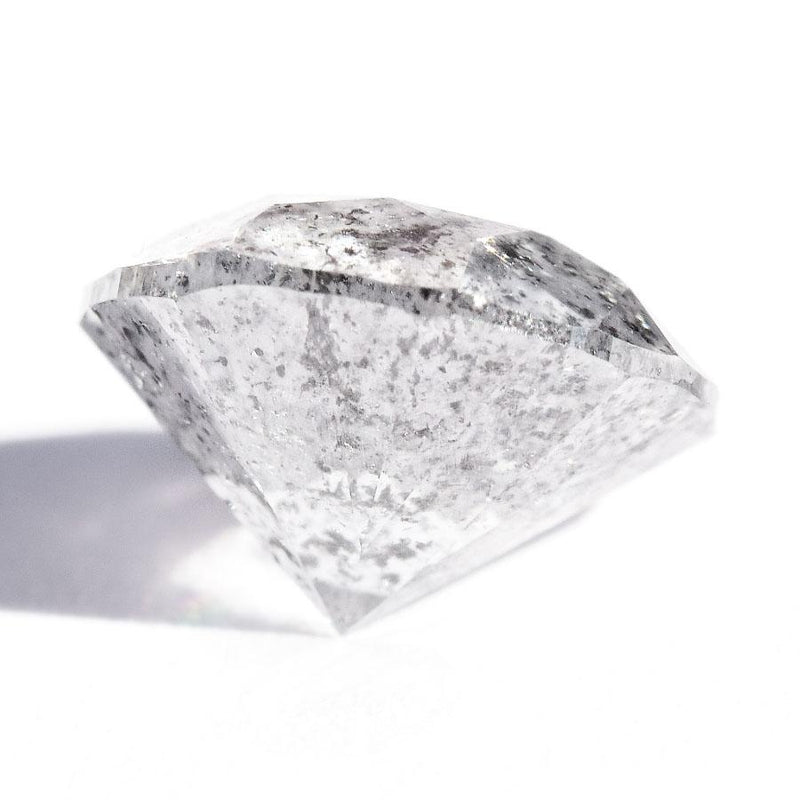 1.12 carat round brilliant salt and pepper diamond Raw Diamond South Africa 