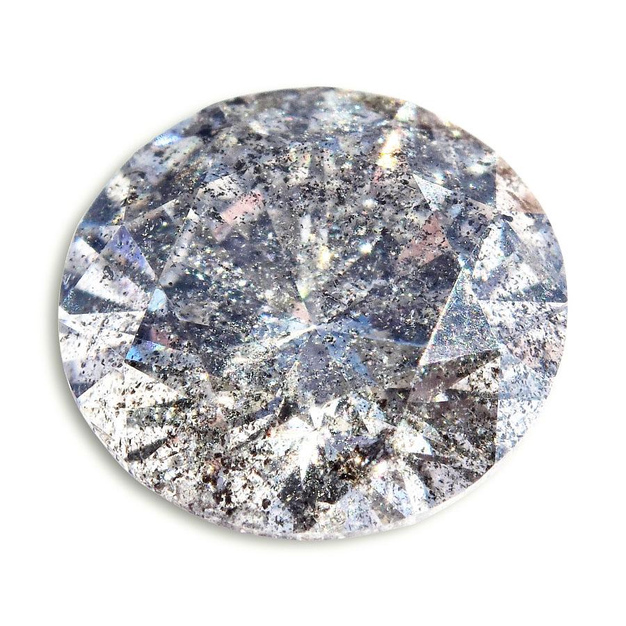 1.18 carat round brilliant salt and pepper diamond Raw Diamond South Africa 