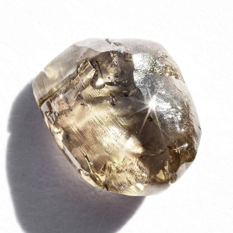 1.20 carat delicate champagne rough diamond freeform crystal Raw Diamond South Africa 