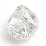 1.23 carat fancy alluvial rough diamond dodecahedron