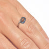 1.26 carat multispectrum blue cushion sapphire from Sri Lanka