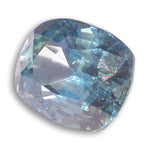 1.26 carat multispectrum blue cushion sapphire from Sri Lanka