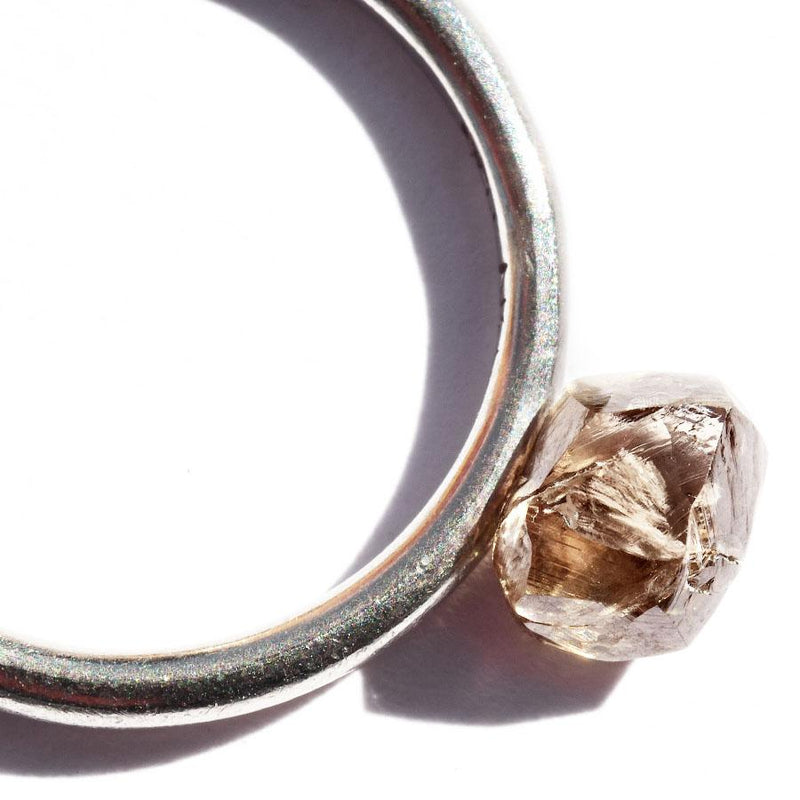 1.31 carat smoky brown rough diamond freeform crystal Raw Diamond South Africa 