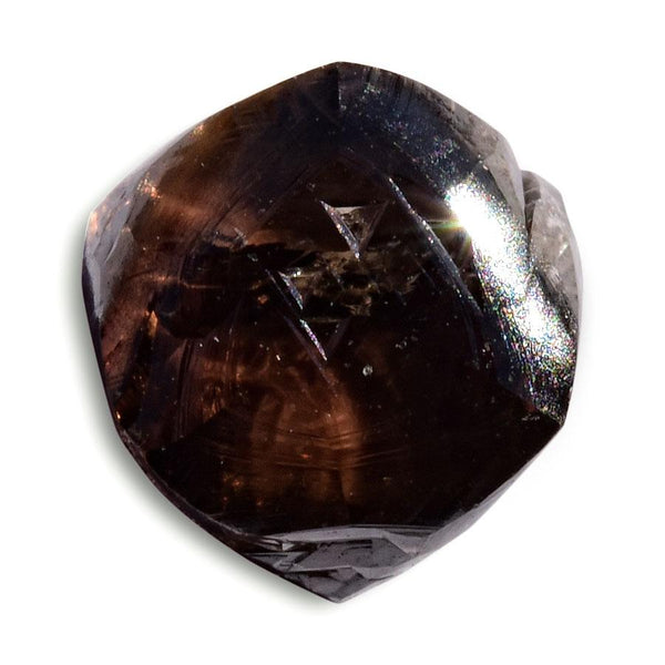 Deluxe Rough Diamond 22センチ 1.36 carat chocolate brown rough diamond octahedron