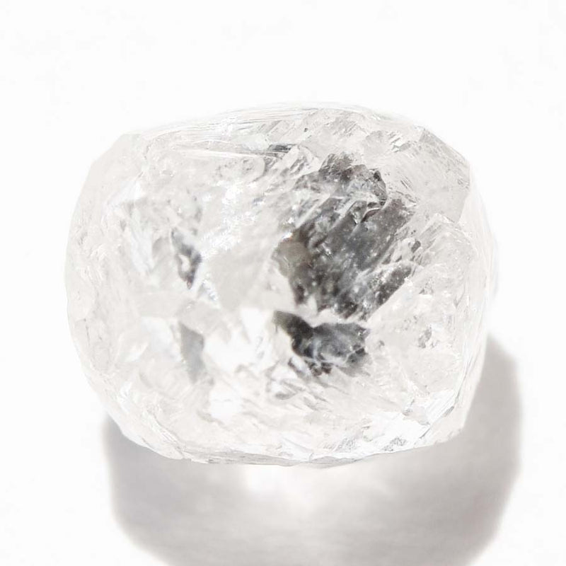 1.61 carat bright and sparkly round raw diamond
