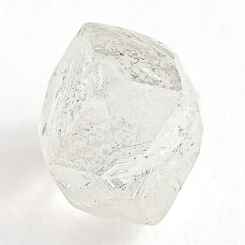 1.40 carat glowy and proportional raw diamond dodecahedron