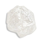 1.42 carat sparkly and bright freeform rough diamond
