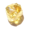 0.83 carat spectrum green-gold freeform raw diamond