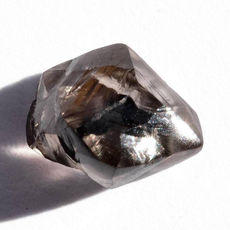1.53 carat smoky cognac rough diamond freeform crystal Raw Diamond South Africa 