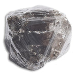 1.65 carat gorgeous black raw diamond octahedron