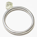 0.78 carat light green freeform rough diamond