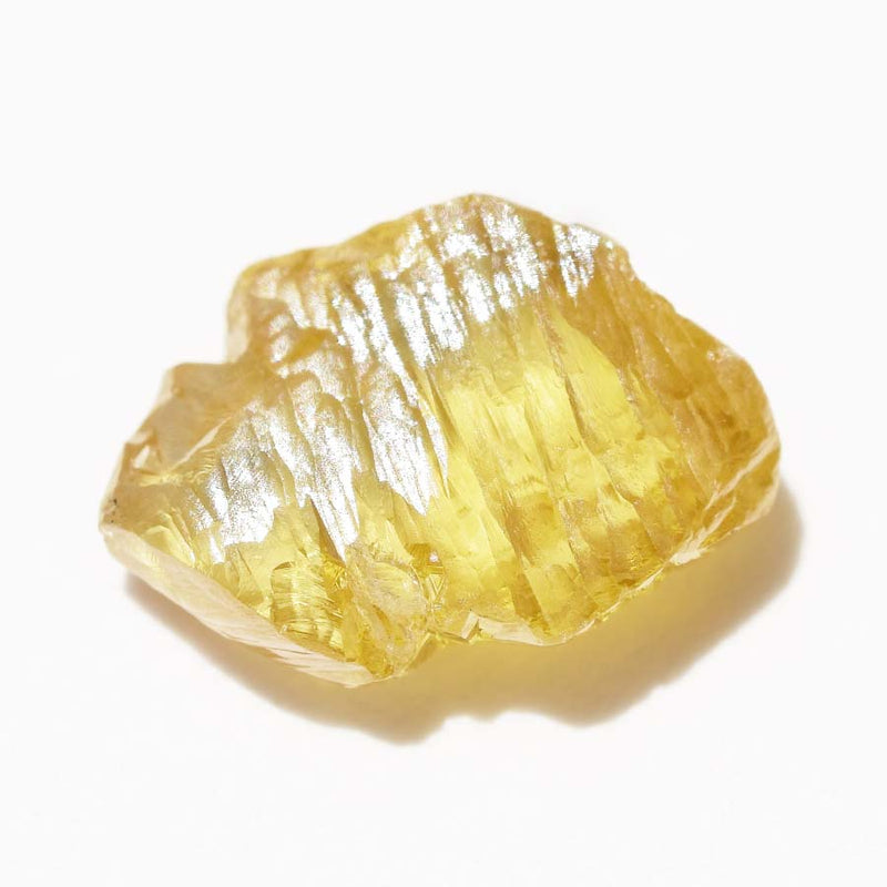 1.14 carat golden yellow freeform rough diamond