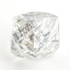 1.61 carat alluvial and shiny raw diamond octahedron