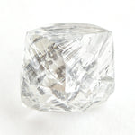 1.61 carat alluvial and shiny raw diamond octahedron