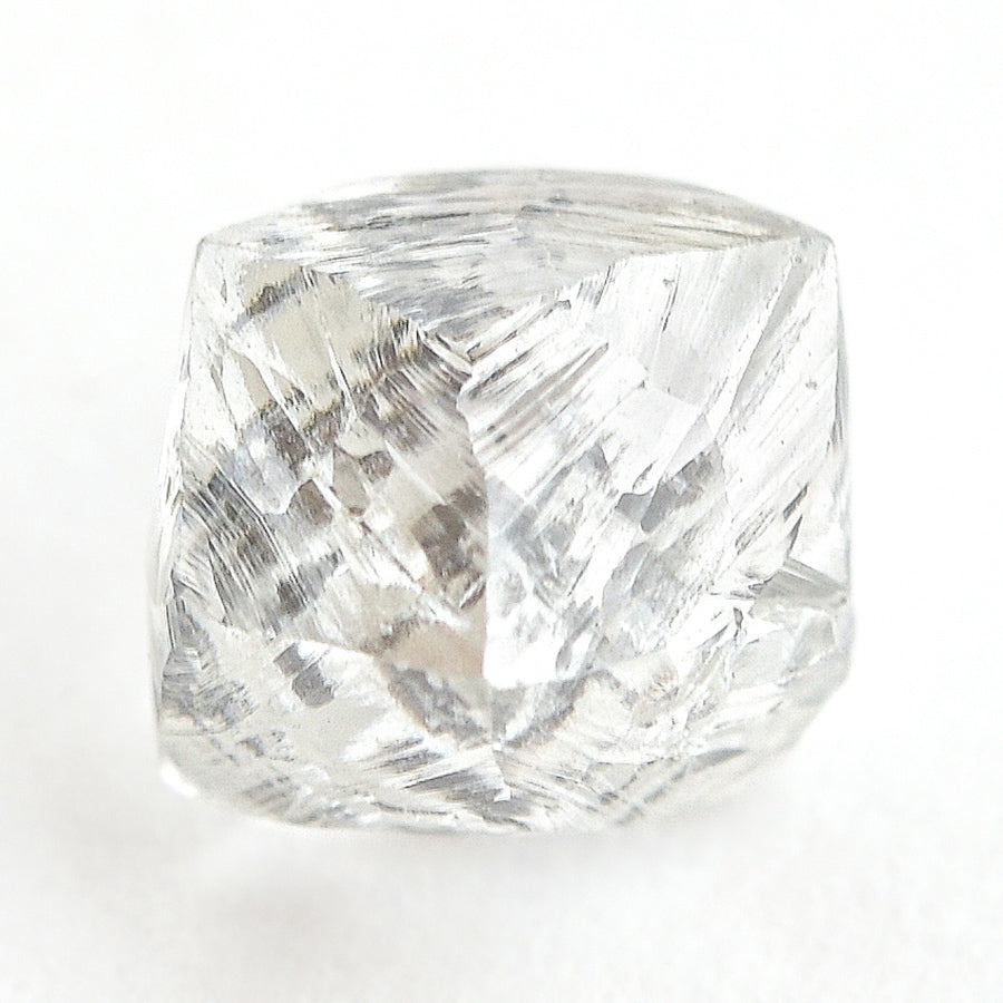 Octane Diamond 1.61 carat alluvial and shiny raw diamond octahedron