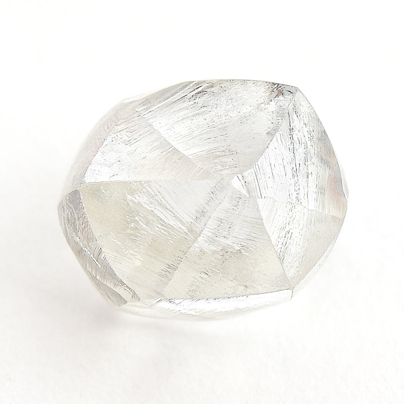 1.72 carat breathtaking and large rough diamond dodecahedron