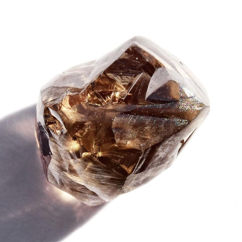 1.79 carat coffee brown rough diamond freeform crystal Raw Diamond South Africa 