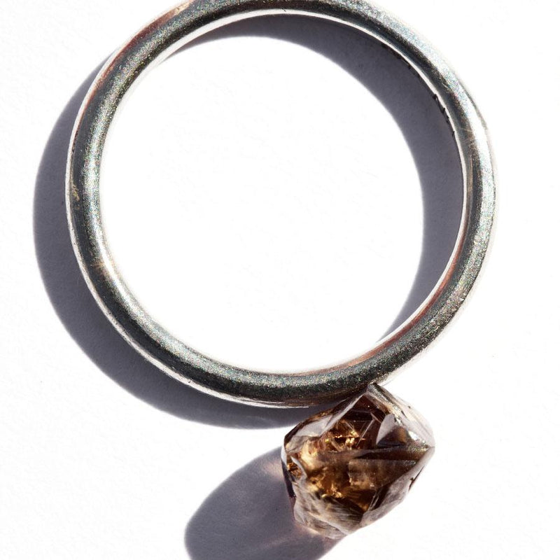 1.79 carat coffee brown rough diamond freeform crystal Raw Diamond South Africa 