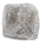 1.68 carat beautiful silvery raw diamond octahedron