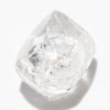 2.0 carat classic white rough diamond dodecahedron