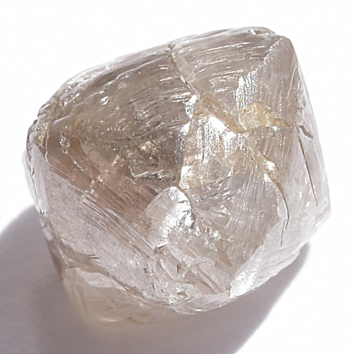 1.8 carat dirty blonde raw diamond octahedron