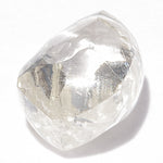 1.35 carat excellent waterlike raw diamond rhombododecahedron