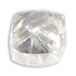 1.35 carat excellent waterlike raw diamond rhombododecahedron