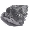 1.55 carat triangular jet black raw diamond