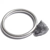 1.55 carat triangular jet black raw diamond