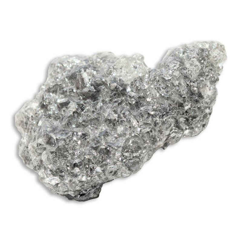 18.80 carat light grey sparkly raw diamond