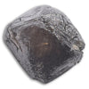 0.43 carat half octahedron black raw diamond