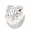 1.72 carat white light freeform shaped raw diamond