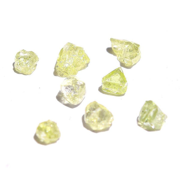 2.22 carat lemon lime rough diamond parcel – The Raw Stone