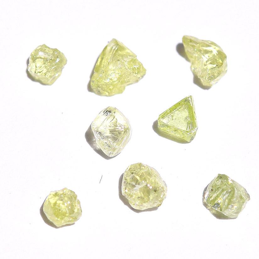 2.22 carat lemon lime rough diamond parcel Raw Diamond South Africa 