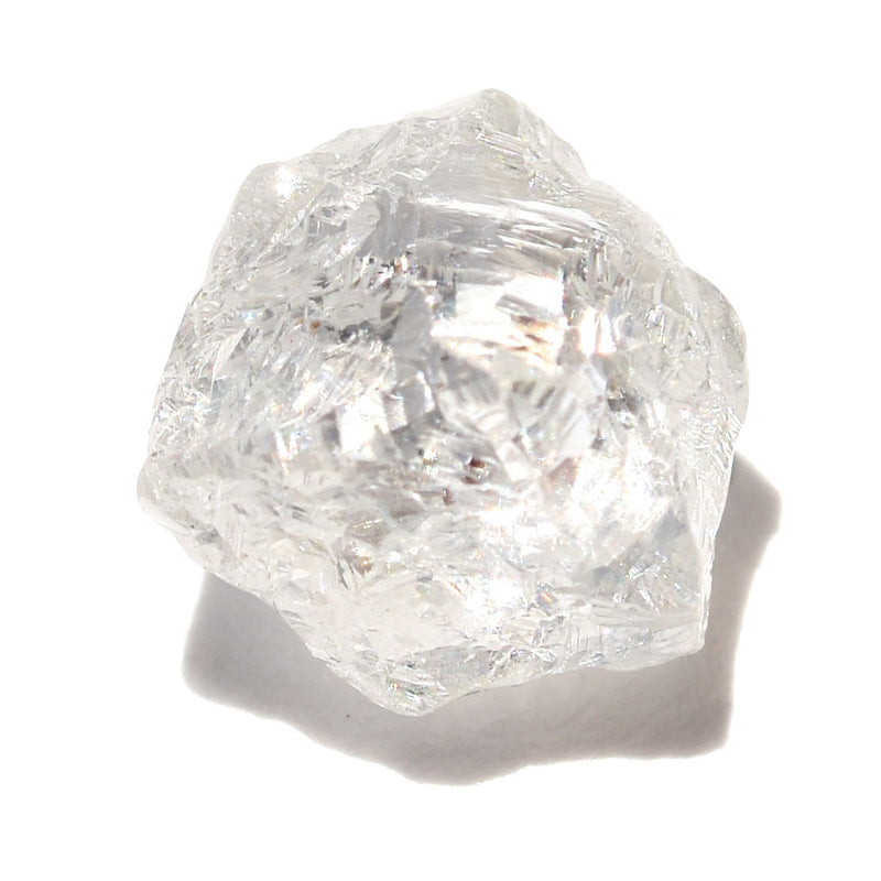 1.26 carat bright star shaped raw diamond
