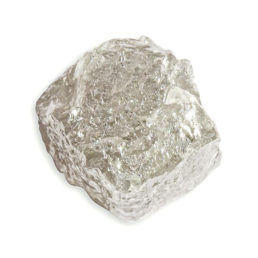 2.63 carat light grey raw diamond cube Raw Diamond South Africa 