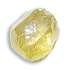 0.68 carat lemon lime raw diamond dodecahedron