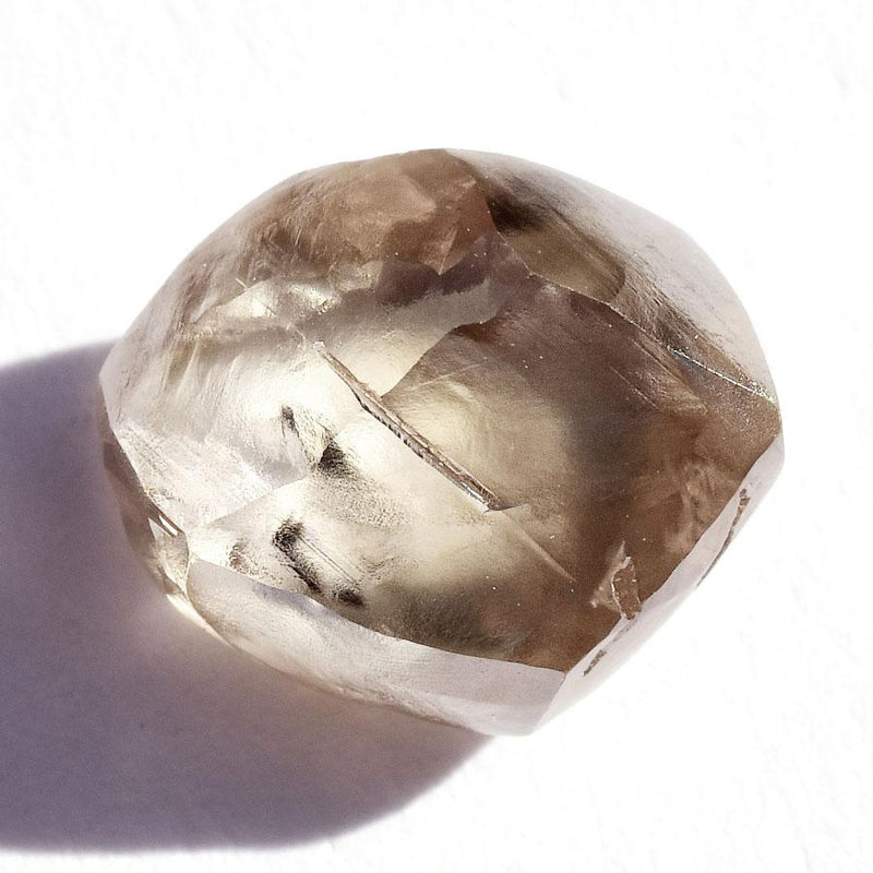 2.99 carat cognac colored rough diamond dodecahedron Raw Diamond South Africa 