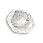 0.74 carat salt and pepper dodecahedral raw diamond
