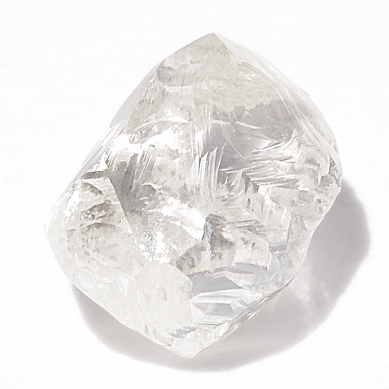 0.93 carat architecturally amazing raw diamond dodecahedron