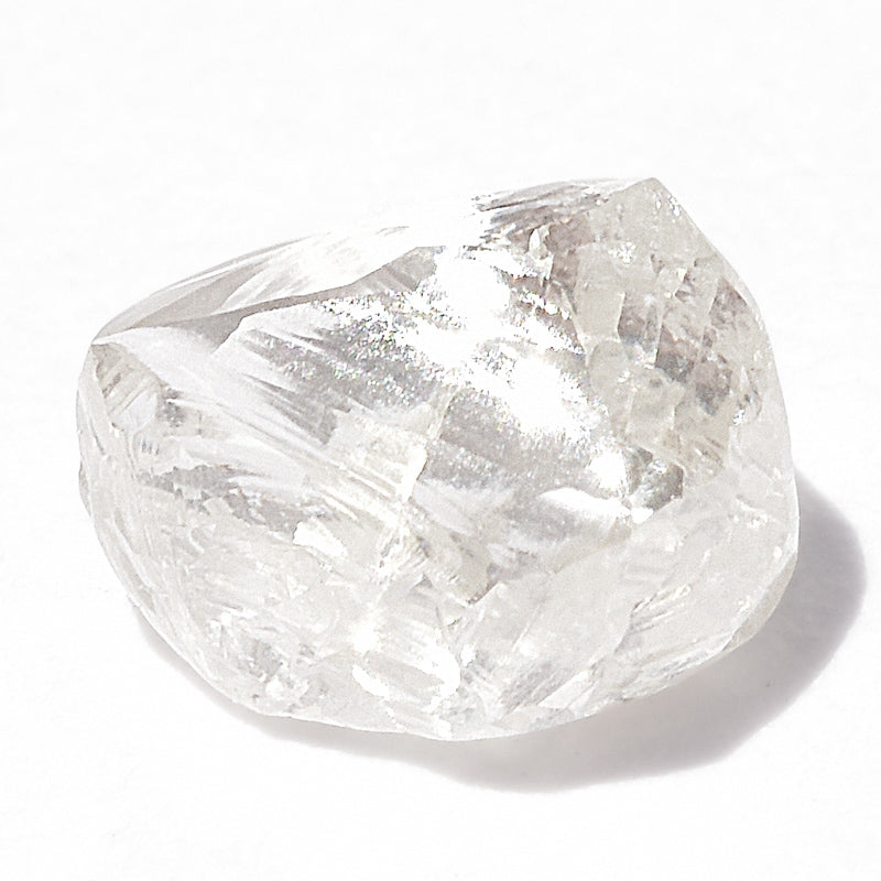 0.93 carat architecturally amazing raw diamond dodecahedron