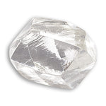 raw diamond in a dodecahedral shape