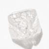 1.15 carat proportional and white raw diamond octahedron