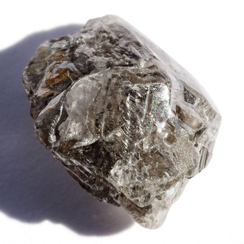 3.29 carat smoky champagne diamond freeform crystal Raw Diamond South Africa 