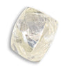 0.74 carat waterlike and yellow greenish rough diamond dodecahedron