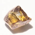 0.99 carat cognac freeform raw diamond