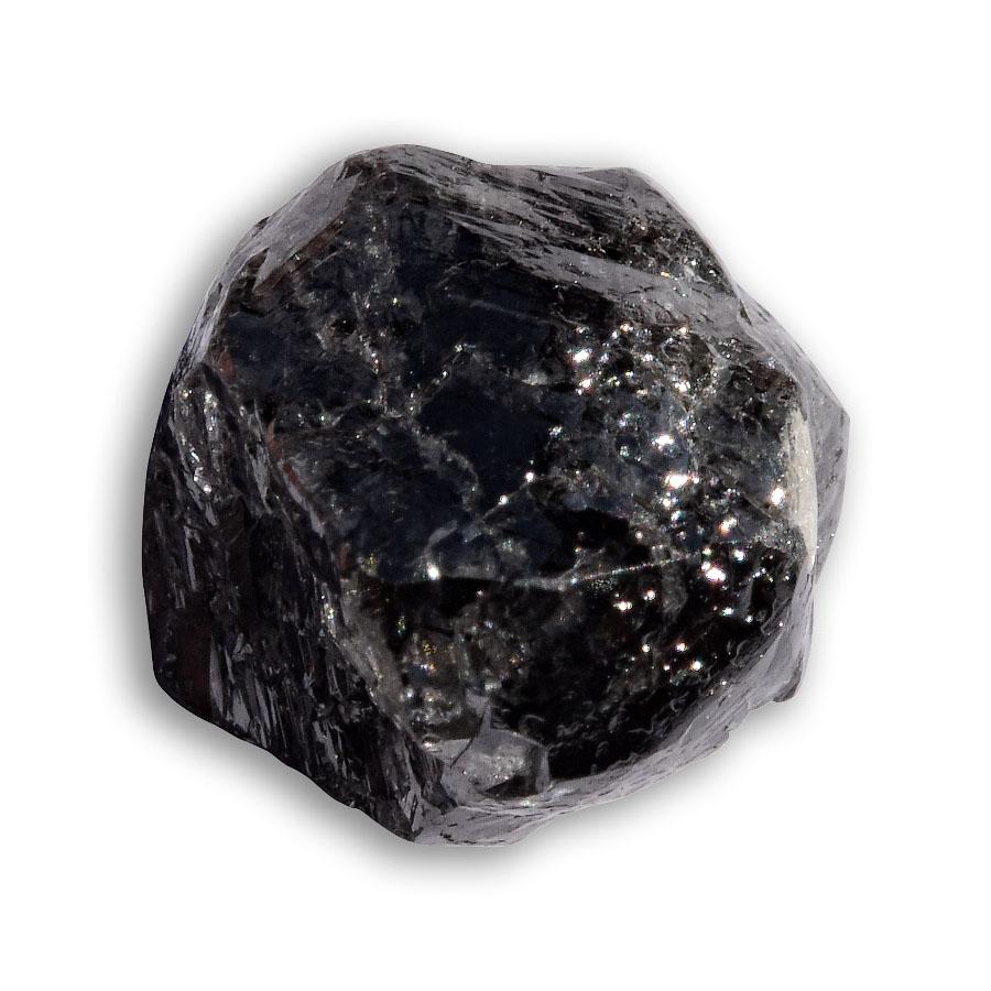 3.64 carat black rough diamond crystal – The Raw Stone